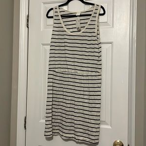 H&M brand new striped summer dress - size L